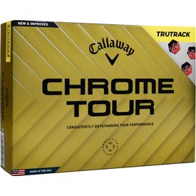 Chrome Tour TruTrack Yellow Golf Balls