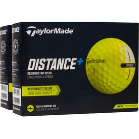 Prior Generation Distance+ Yellow Double Dozen Golf Balls