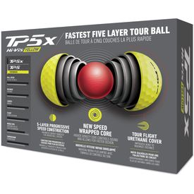 TP5x Yellow Golf Balls - Buy 3 DZ Get 1 DZ Free