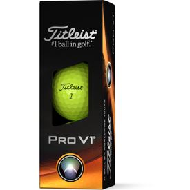 Prior Generation Pro V1 Yellow Golf Balls